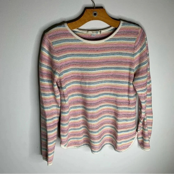 Boden Rainbow Striped Sweater - Picture 2 of 10